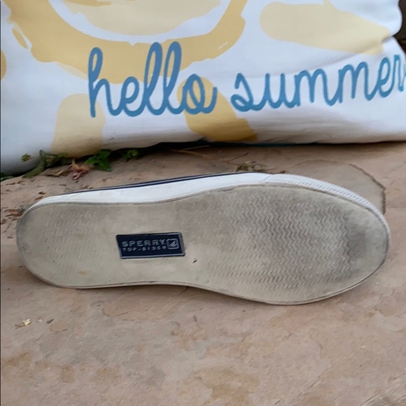 Sperry Classic Canvas Top Siders SZ 6.5M - Picture 5 of 5